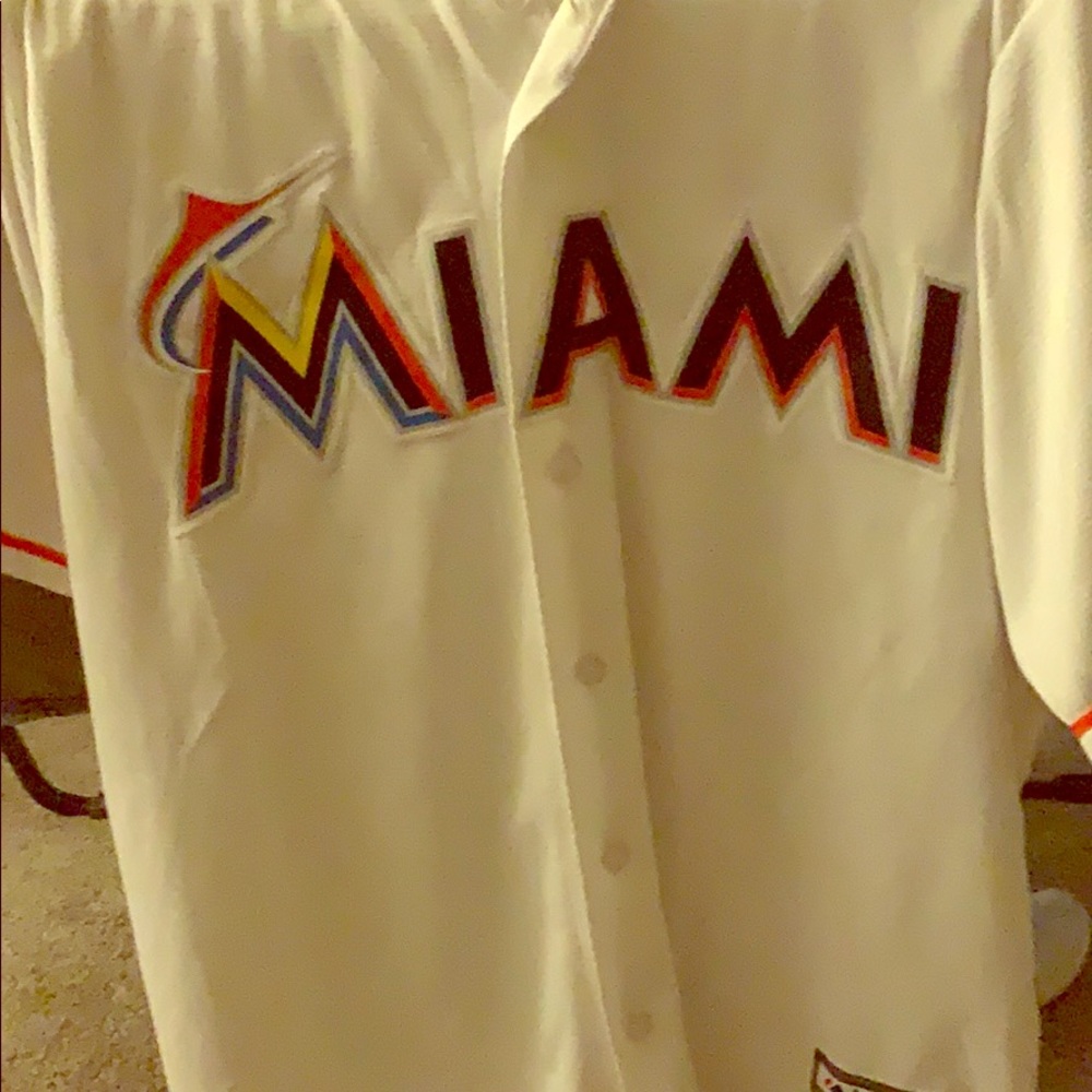 AUTHENTIC MIAMI MARLINS #27 Giorgio Stanton jersey